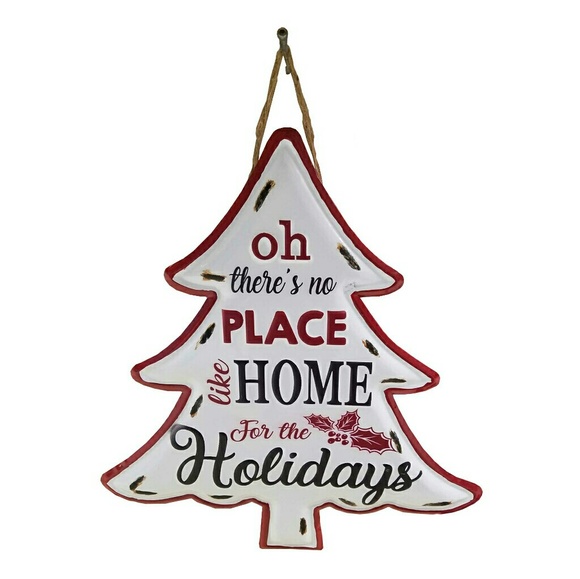 Other - Home for the Holidays Metal Tree Hanging Decor Other - Home for the Holidays Metal Tree Hanging Decor